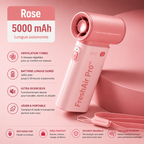 FreshAir Pro™ – Ventilateur Turbo Portable 5000 mAh