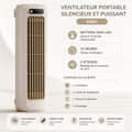 FreshAir Pro™ – Ventilateur Portable Rechargeable USB