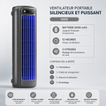 FreshAir Pro™ – Ventilateur Portable Rechargeable USB